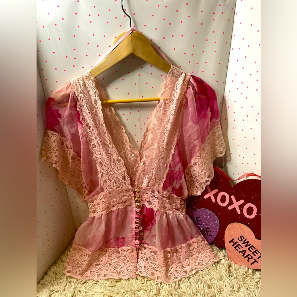 Valentines pink shirt